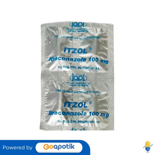 ITZOL 100 MG KAPSUL STRIP