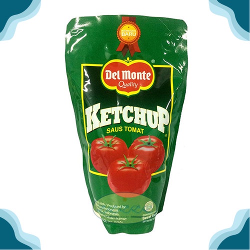 

DEL MONTE KETCHUP TOMATO SAUCE POUCH 1 KG - SAUS TOMAT LOKAL HALAL