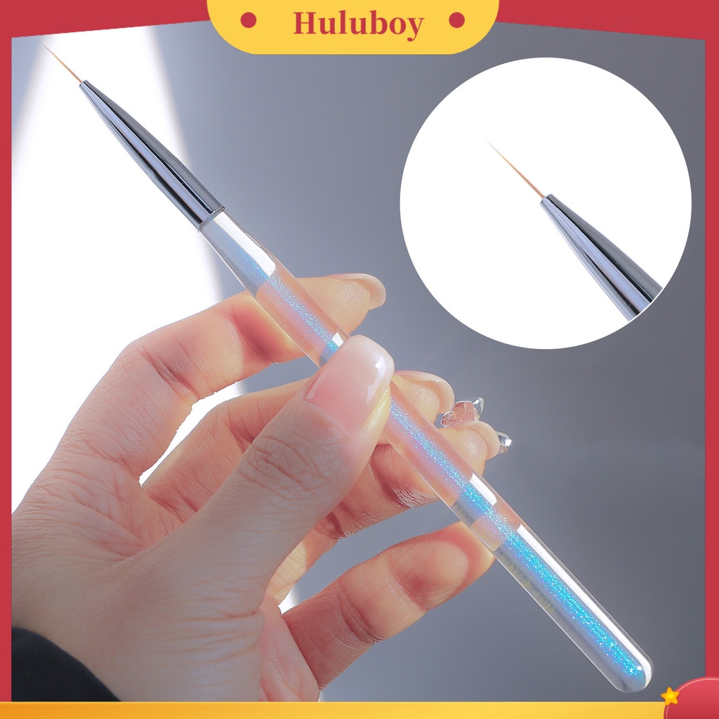 {In Stock} Pena Nail Art Bulu Lembut Fashion Manicure Tools Kuas Lukisan Ekstensi Kuku Akrilik Untuk Wanita