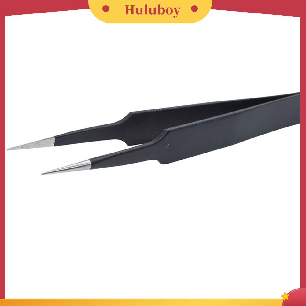 {In Stock} 2Pcs Penjepit Bulu Mata Lurus Melengkung Stainless Steel Klip Nail Art Alat Makeup