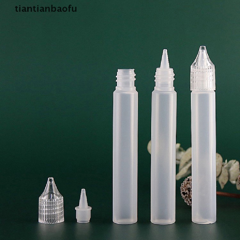 [tiantianbaofu] 15/30ml Kosmetik Moisture Bottling Pen Shaped Liquid Sub-Botoltling PP Botol Butik