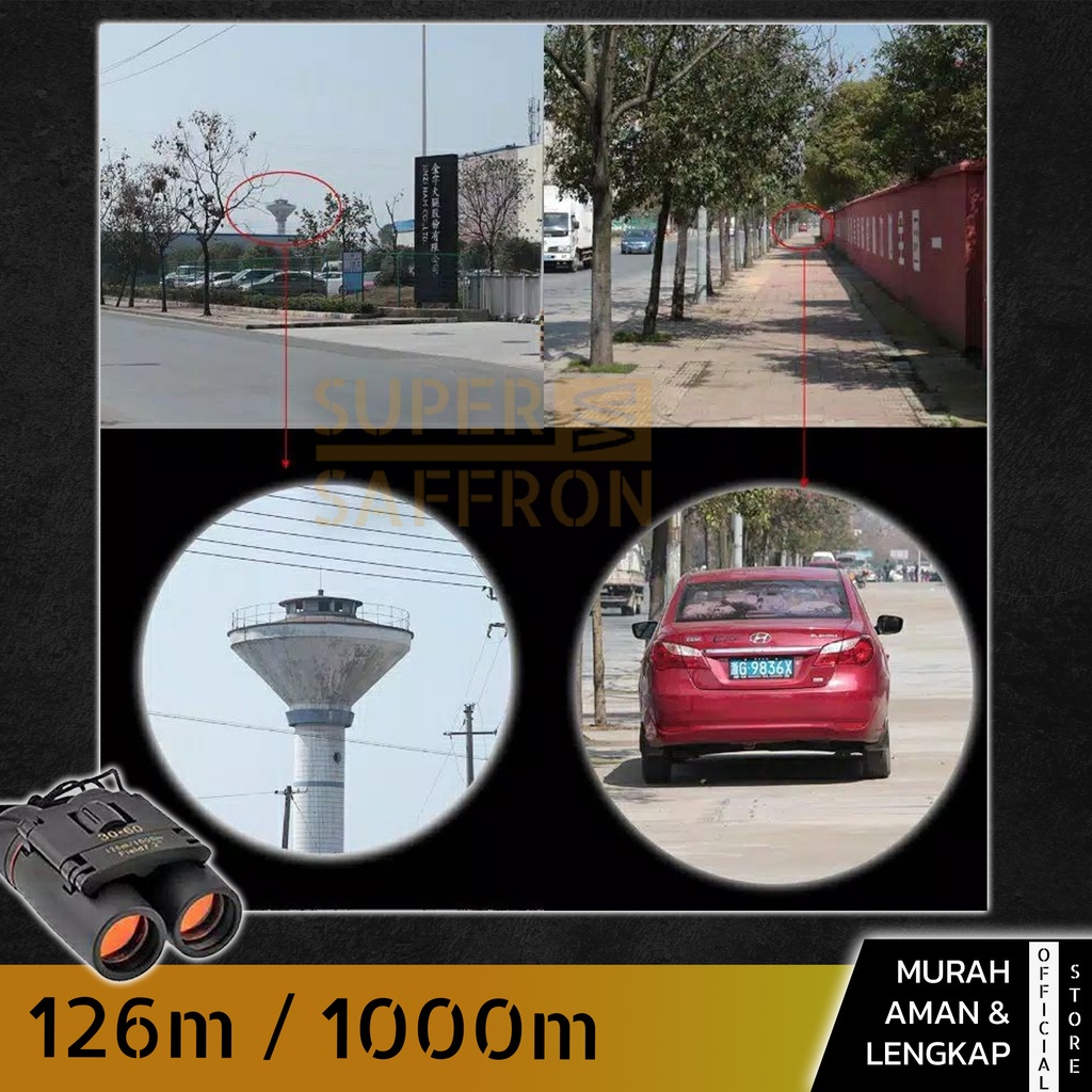 16×52 Teleskop Lensa Zoom HP Monokular Teropong Jarak Jauh Peralatan Focus