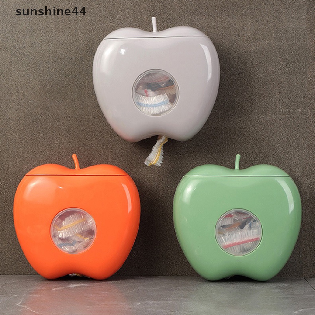 Sunshine Wall Mount Fresh Keeping Bag Storage Box Tempat Penyimpanan Kantong Sampah al ID