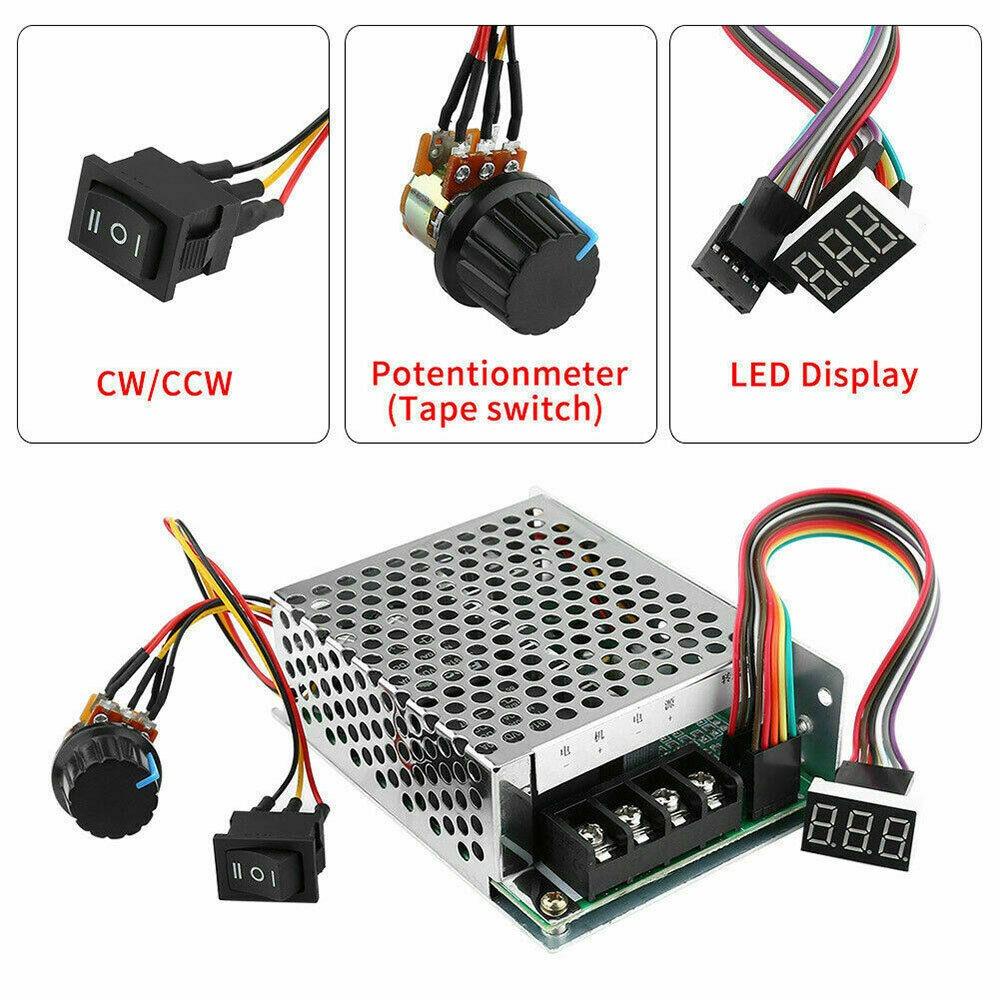 POPULAR Kontrol Controller Speed Motor 12V 24V 36V 60A CW CCW