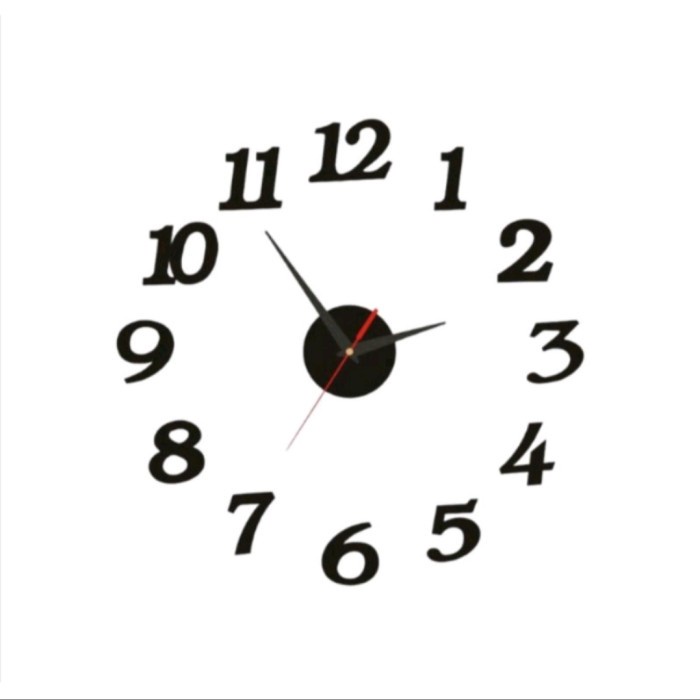 [SP366] JAM DINDING TEMPEL ANALOG 3D MODERN / JAM DINDING TEMBOK