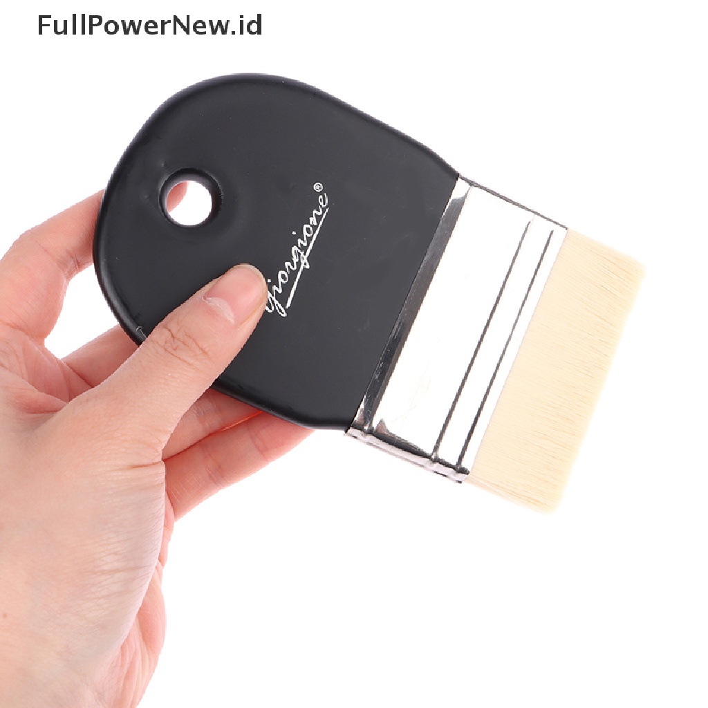 Power Cleaning Brush Nylon Rambut Bulu Keras Gagang Kayu Guas Alat Cat Air ID