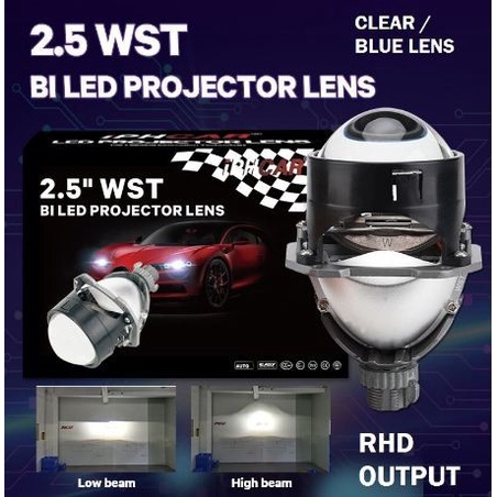BILED IPHCAR WST 2.5 inch projector head lamp bi led motor mobil proji headlight headlamp retrofit