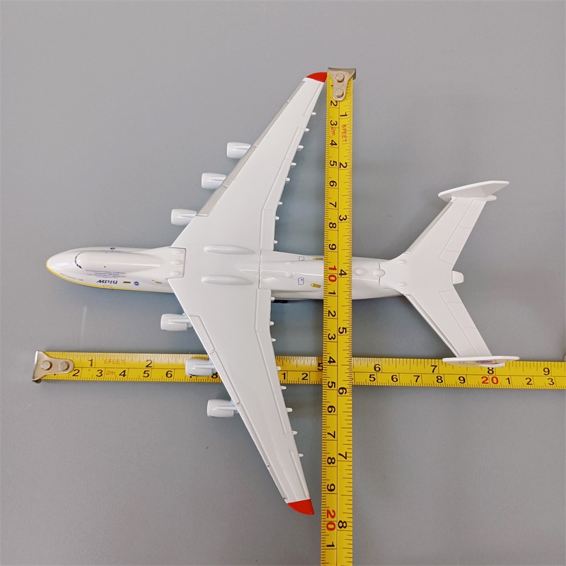 Alloy Uni Soviet Air ANTONOV 225model Pesawat Airlines An-225 Mriya Mainan Pesawat Diecast CARGO Terbesar Sedunia