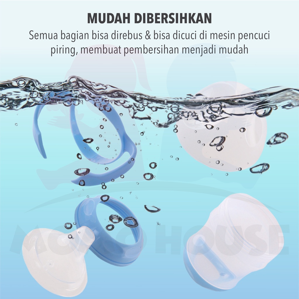 MOMO HOUSE Botol Minum Bayi Training Cup Bayi Gelas Minum Anak Training Cup Anti Tumpah 160ml