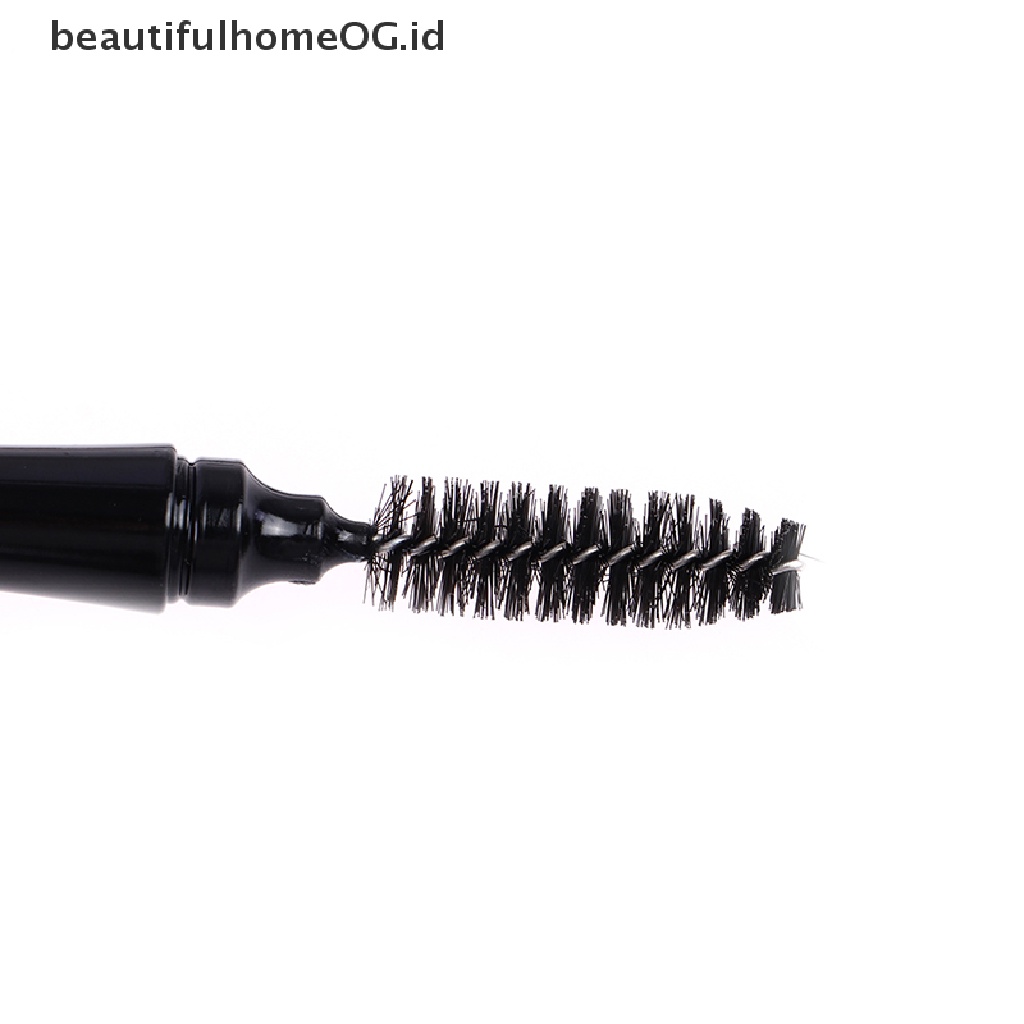 // Lebaran// Sikat Alis Siku Dual Ended Dan Spoolie Brush Eyelash Brushes with Cover **