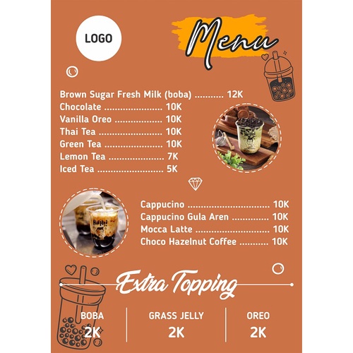 15 Desain Buku Menu CorelDraw