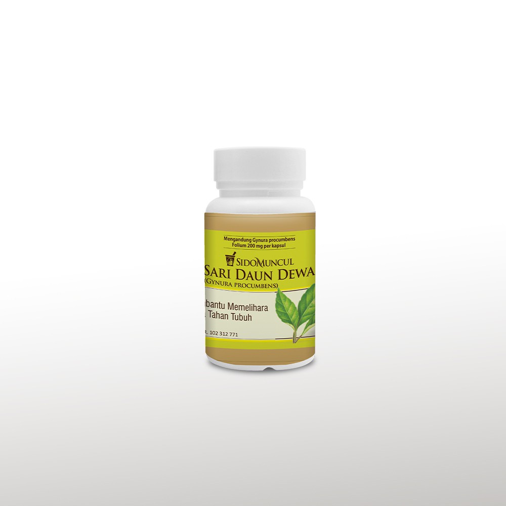 Sido Muncul Herbal Sari Daun Dewa 30’k - Membantu Memelihara Daya Tahan Tubuh