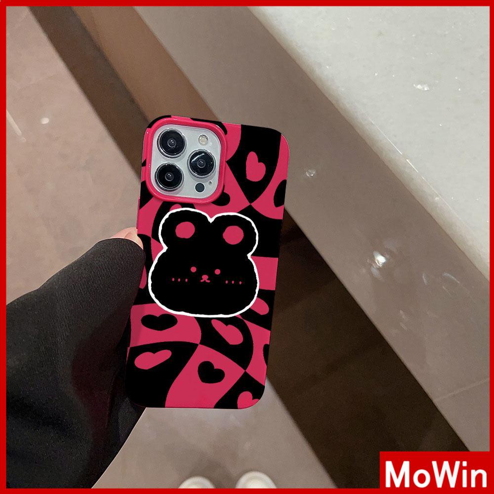For iPhone 14 Pro Max iPhone Case Pink Glossy TPU Soft Case Shockproof Protection Camera Cute Cute Rabbit Compatible with iPhone 13 Pro max 12 Pro Max 11 xr xs max 7Plus 8Plus