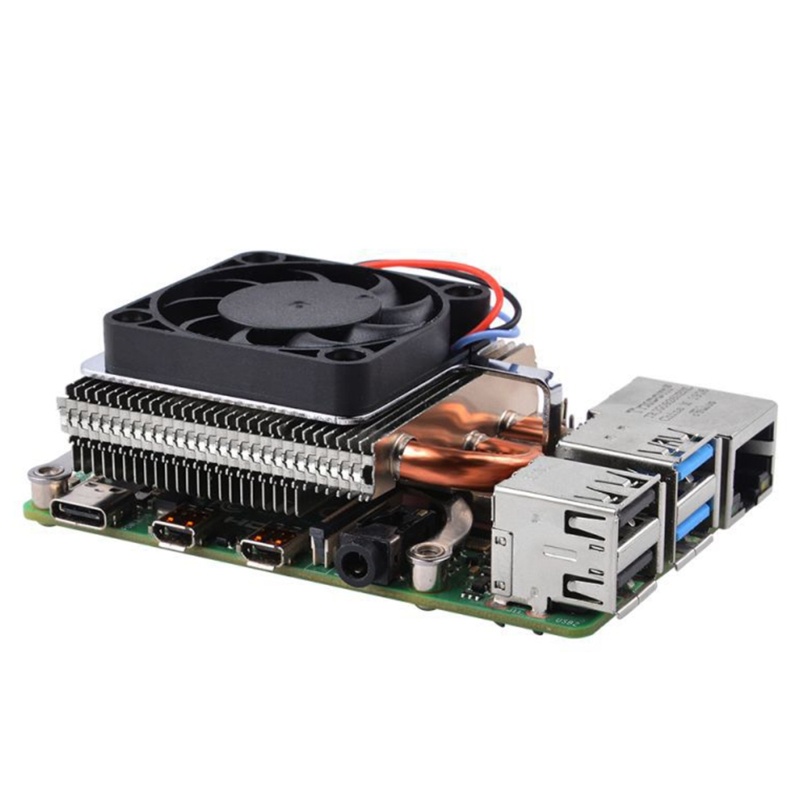 Zzz ICE Tower Cooling Fan PC Fan Heatsink Untuk Raspberry Pi 4B Kipas Pendingin CPU