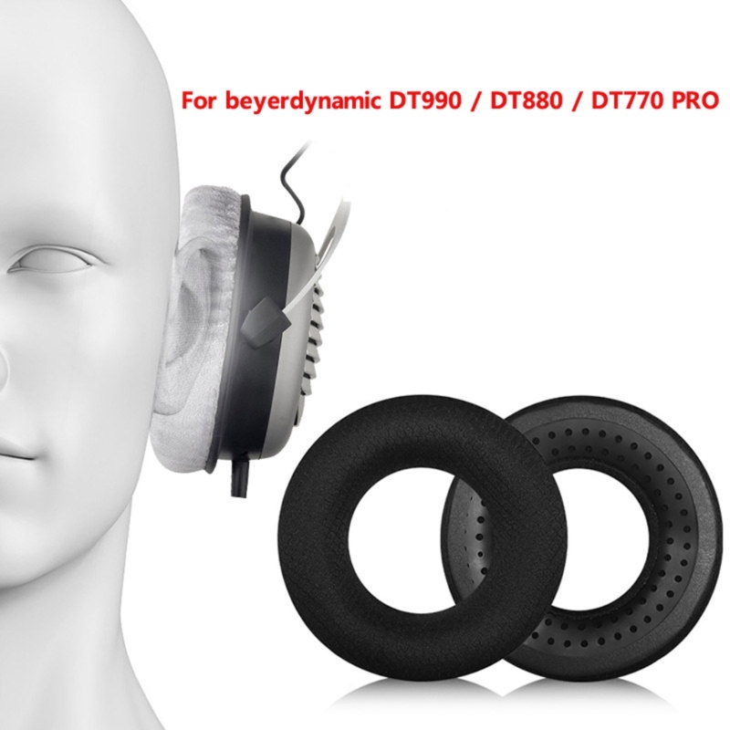 Vivi Bantalan Telinga Tahan Lama Untuk DT880 Headset Earpad Efektif Mengisolasi Kebisingan