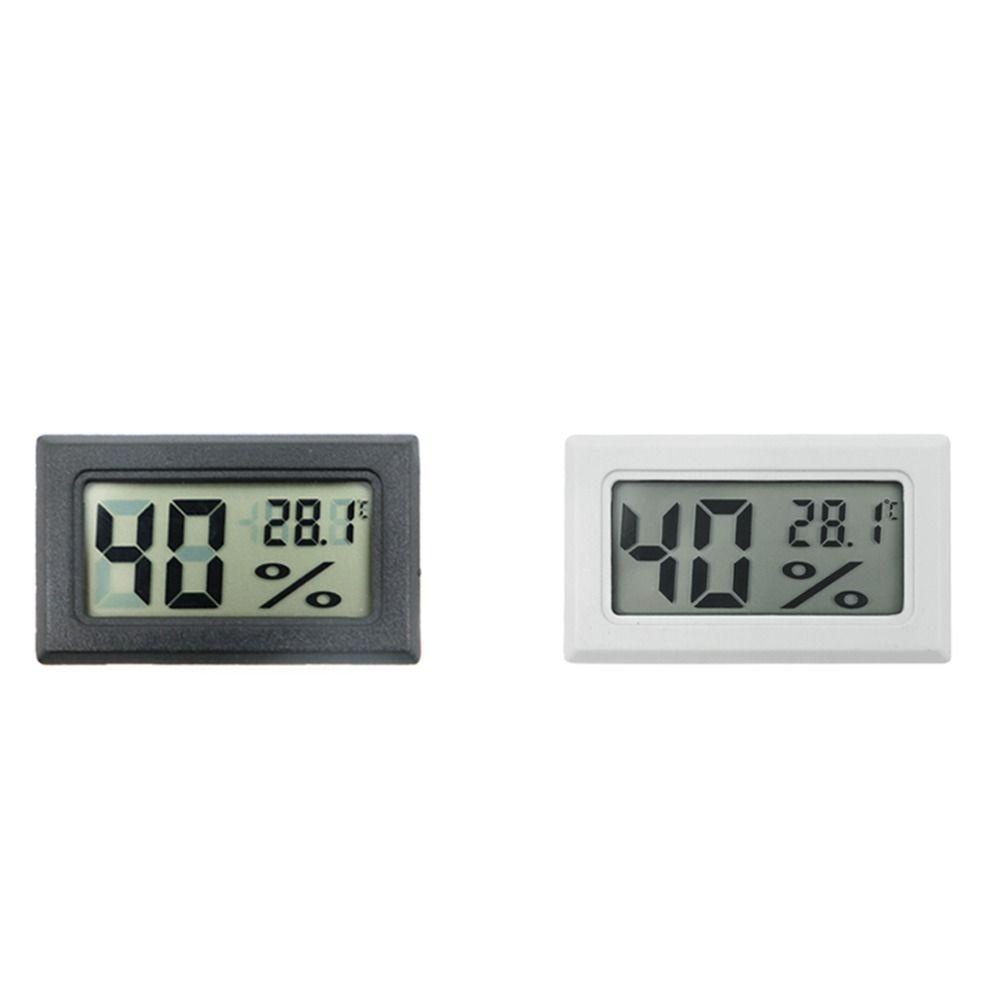 Lanfy Sensor Suhu Tertanam Nyaman Digital Thermometer Hygrometer LCD Thermo Meter Hygrometer