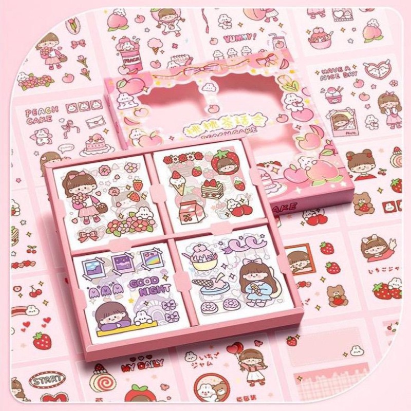 Stiker Nini Edition Korea premium stiker aesthetic lucu PVC Waterproof