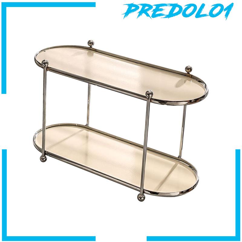 [Predolo1] Bathroom Counter Organizer Shelf Rak Penyimpanan Kosmetik Untuk Kamar Tidur Kamar Mandi