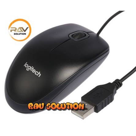 Mouse Logitech B 100 ORI / mouse b 100 Logitech/ mouse kabel bagus - SET A