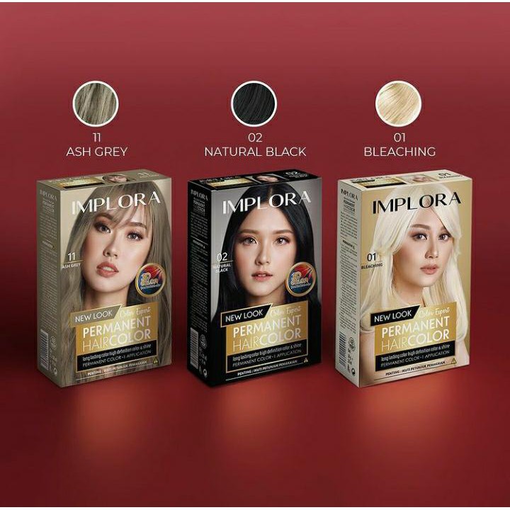 IMPLORA New Permanent Hair Color | Semir Rambut