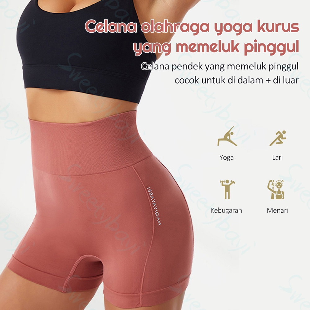 Sweetybayi High waist boxer wanita Celana korset pinggang tinggi pengecil perut