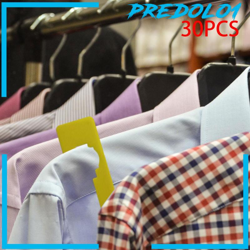 [Predolo1] 30pcs Rak Pakaian Sekat Ukuran Sekat Lemari Kosong Untuk Home Cloth Store