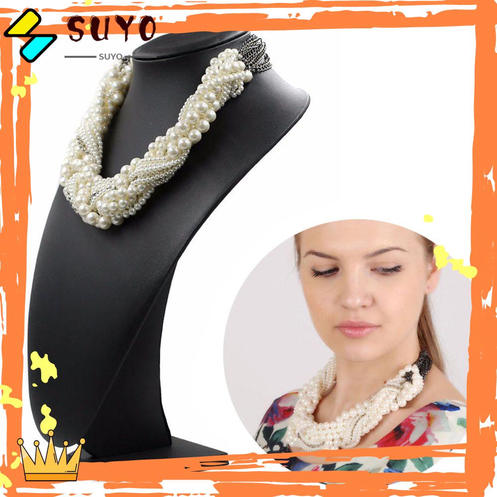 Suyo Kalung Retro Berliku Mewah Choker Berlian Imitasi