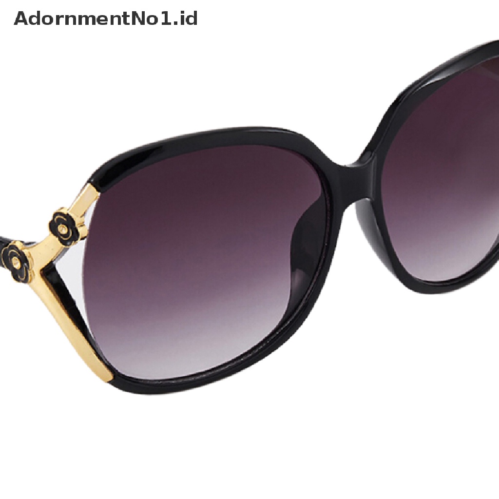 [AdornmentNo1] Kacamata Hitam Wanita Oversized UV400 Nuansa Besar Retro Round Eyewear2019New [ID]