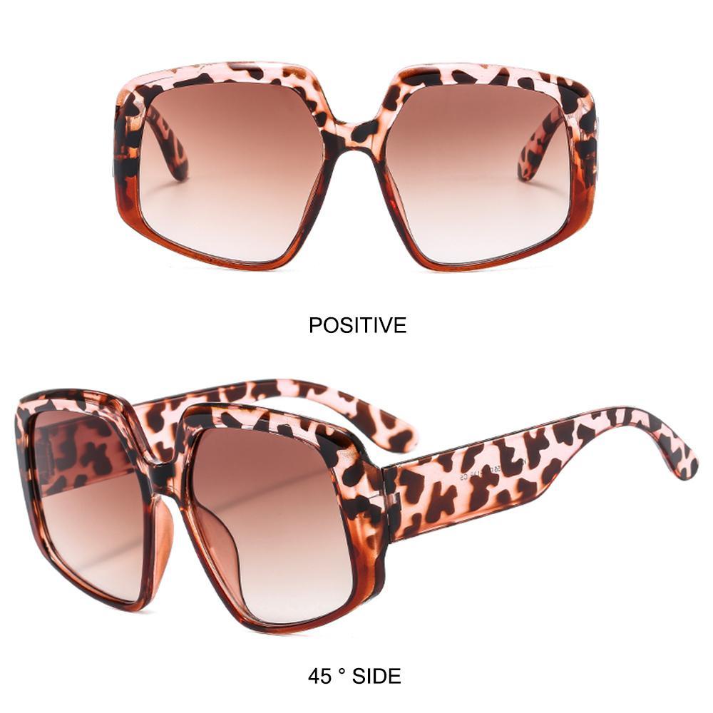 Lily Kacamata Hitam Oversize Wanita Vintage Bingkai Besar Fashion Shades