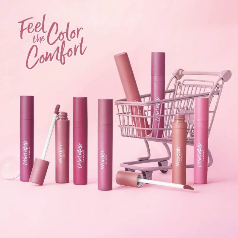 Wardah Colorfit Velvet Matte Lip Mousse 4 gr