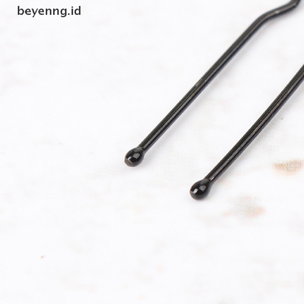 Beyen 50pcs/set Rambut Gelombang U-shaped Bobby Pin Barrette Salon Grip Clip Jepit Rambut ID