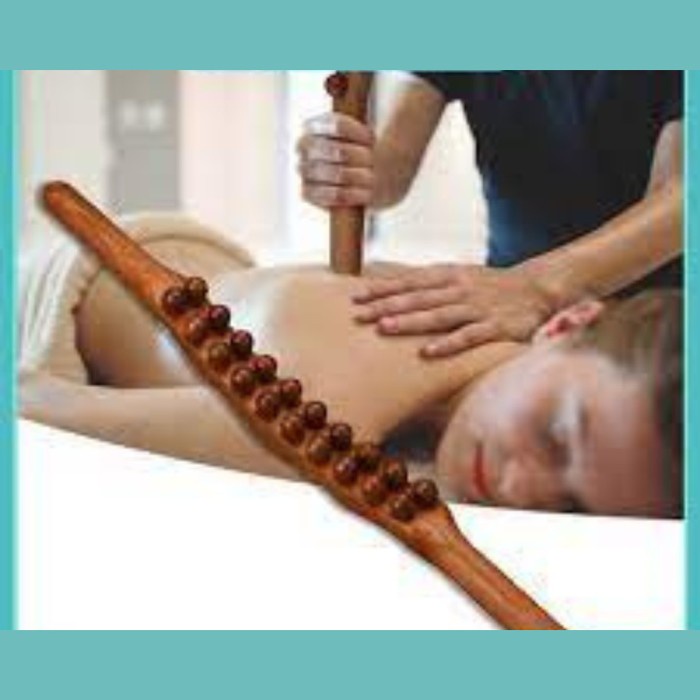 Wooden Guasha Scraping Stick Massage Kayu Untuk Pijat dan Kerok 2B