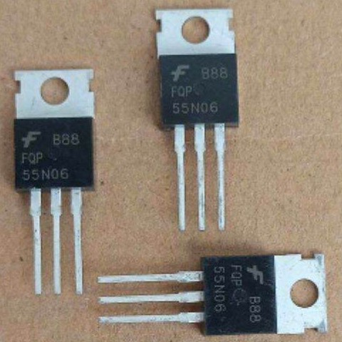 FQP 55N06 FQP55N06 55NO6 Mosfet N-Channel 55A 60V Fairchild To-220 FET