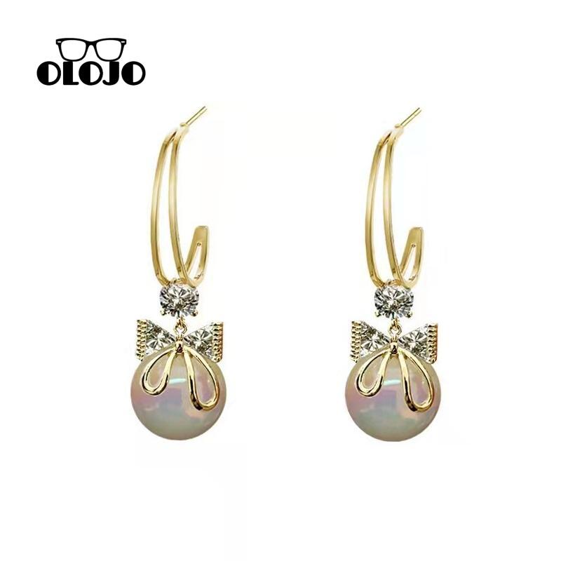 【COD】Anting Mutiara Mermaid Perak925 Gaya Minimalis Anting Elegan Prancis