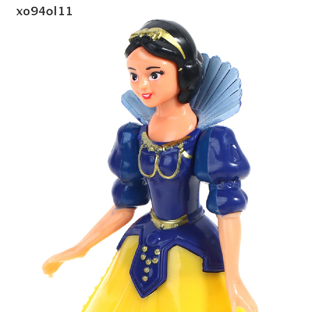 Xo 8pcs/set Mainan Action Figure Snow White and the Seven Dwarfs 6-10cm Princess PVC OL