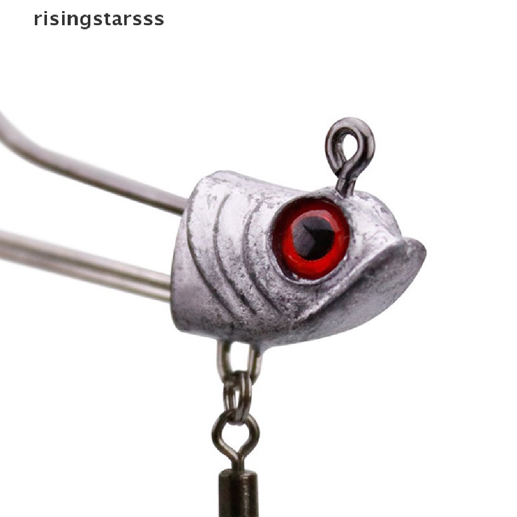 Rsid Span-Kait Kepala Ikan Baru 1PCS Jig Head Hook Fish Lead Hook 7g10g17g Jig Head Kail Pancing Jelly