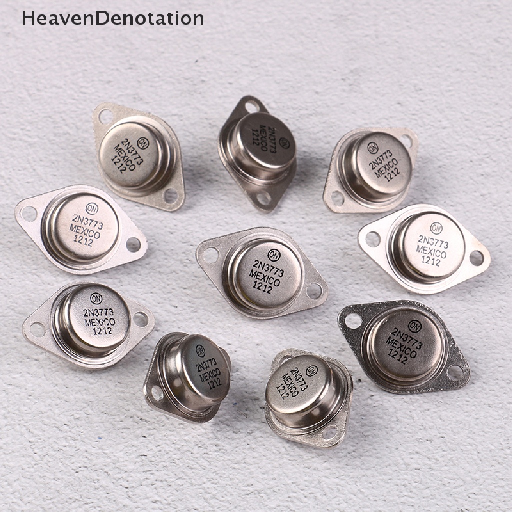 [HeavenDenotation] 10pcs/lot 2N3773 TO-3 16A/160V/150W transistor Daya Kualitas Tinggi HDV