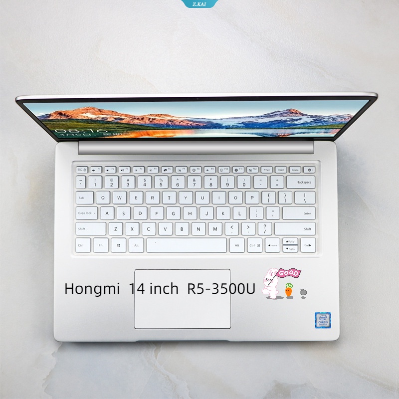 New TPU Keyboard Komputer Silikon Transparan Dengan Film Pelindung Tahan Debu Untuk Xiaomi Hongmi RedmiBook 14inci Versi Ruilong R5-3500U [ZK]