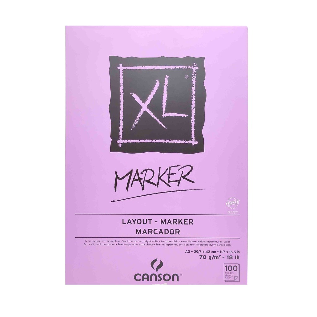 

Canson XL Marker Kertas Sketsa Gambar A3 100 Lembar