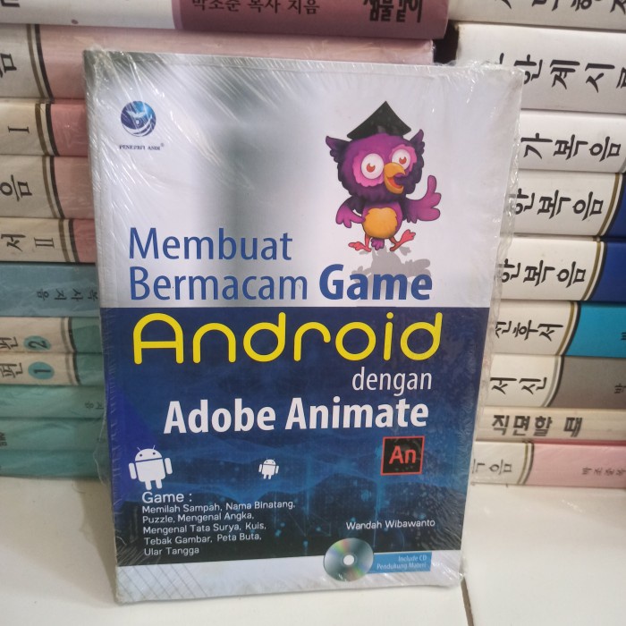 original membuat bermacam game Android Adobe Animate