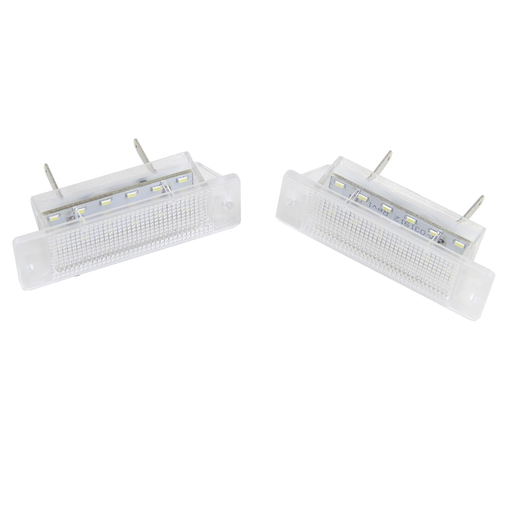 2pcs Untuk Opel Astra F 1992-1998 Untuk Calibra 1989-1997 Kecerahan Tinggi Putih LED Plat Lampu Nomor Plat Lampu