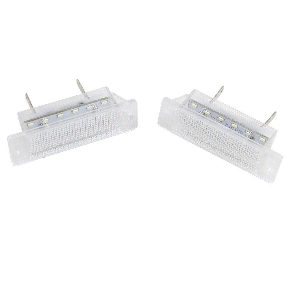 2pcs Untuk Opel Astra F 1992-1998 Untuk Calibra 1989-1997 Kecerahan Tinggi Putih LED Plat Lampu Nomor Plat Lampu