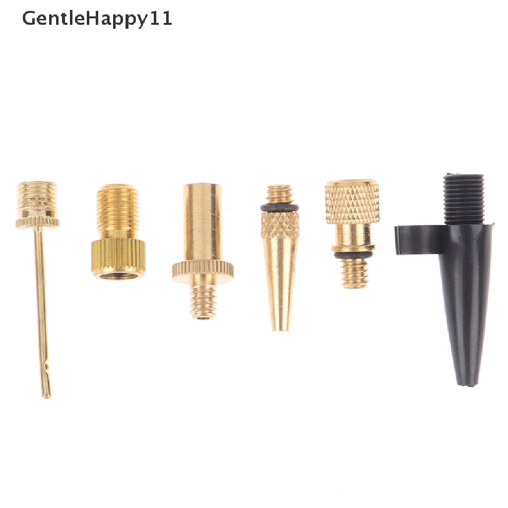 Gentlehappy Inflator Pump Nozzle Kit Presta Schrader Valve Adapter Adaptor Klep Sepeda id