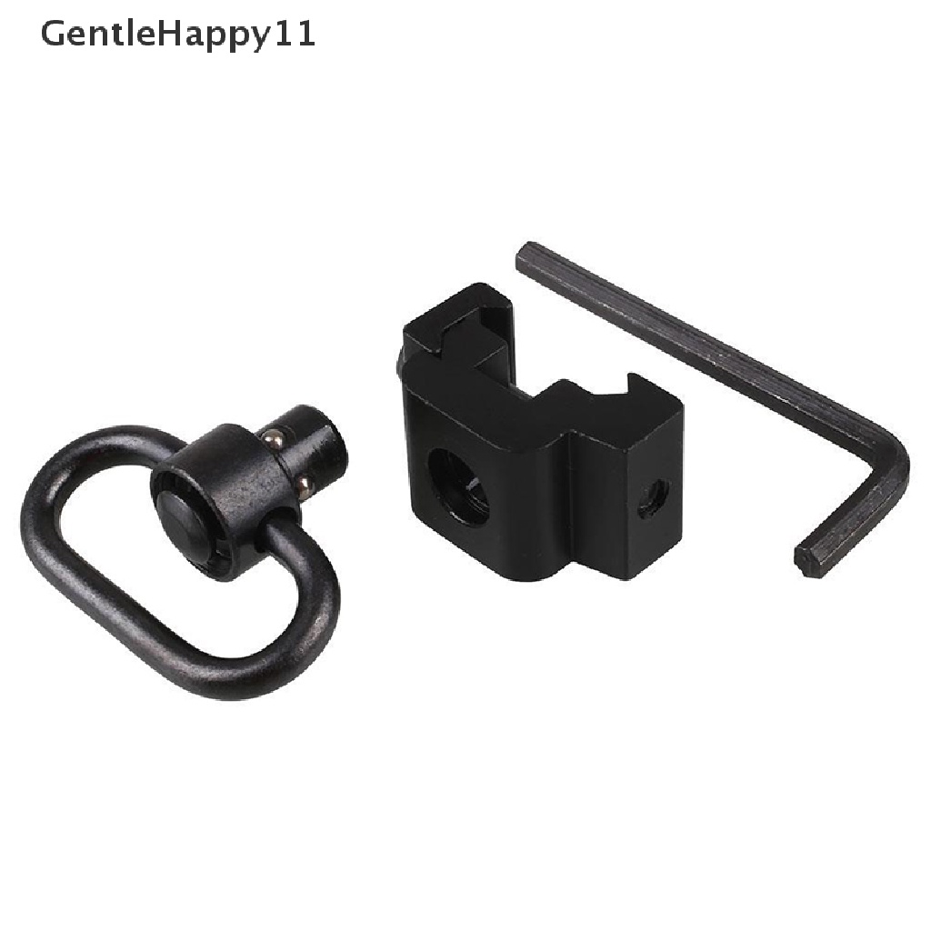 Gentlehappy QD Sling Swivel Mount Push Button 1-1/4alas Dudukan Rel 20mm Picany Rail id