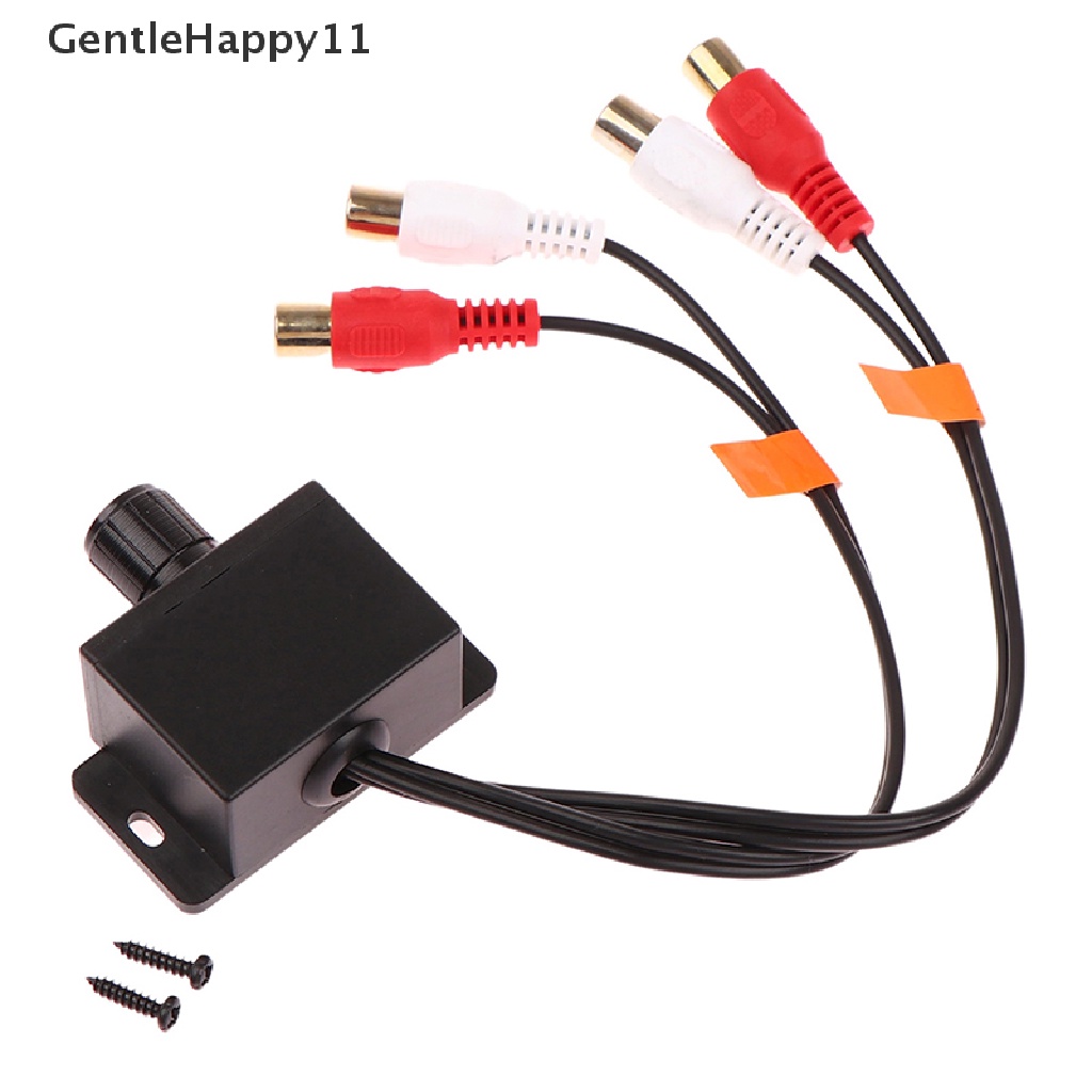 Gentlehappy New Car Amplifier Pengatur Volume Speaker Bass Controller Amplifier Audio Mobil id