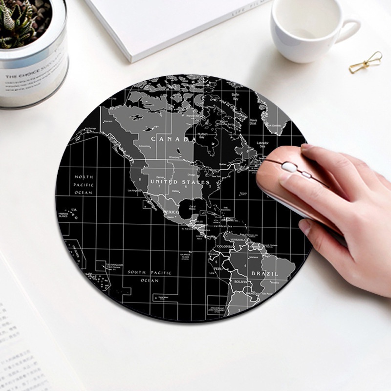 Pemandangan Alam Mouse Pad Game Kreatif Dan Lucu Rumah Kantor Mouse Pad Karet Mouse Pad Starry Moon Lake Cat Air Sunrise Forest Aurora Mouse Pad