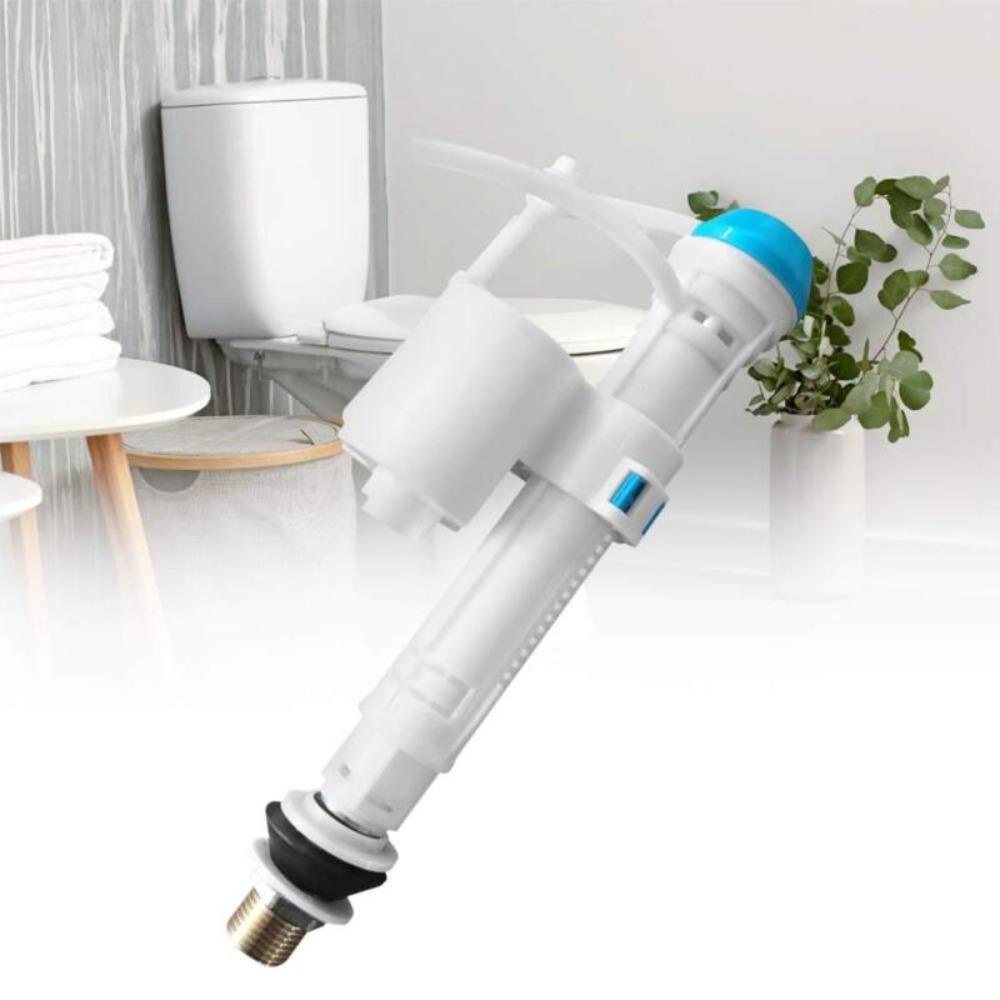 Populer Toilet Cistern Isi Katup Toilet Dual Flush Aksesori Kamar Mandi Bottom Inlet Adjustable Water Level
