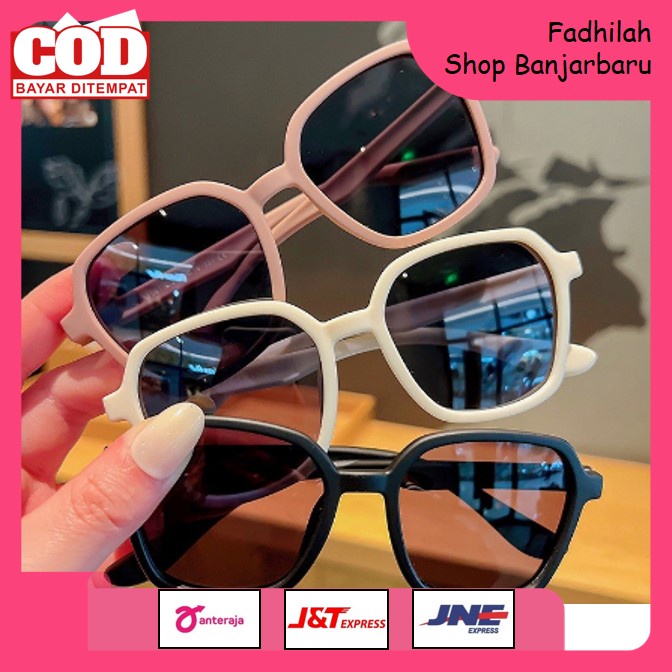 KACAMATA ANAK PEREMPUAN KOREA FASHION LUCU KACA MATA LAKI LAKI HITAM NEW TREND TERBARU KOTAK HIGH QUALITY KIDS SUNGLASSES | FADHILAH SHOP BJB