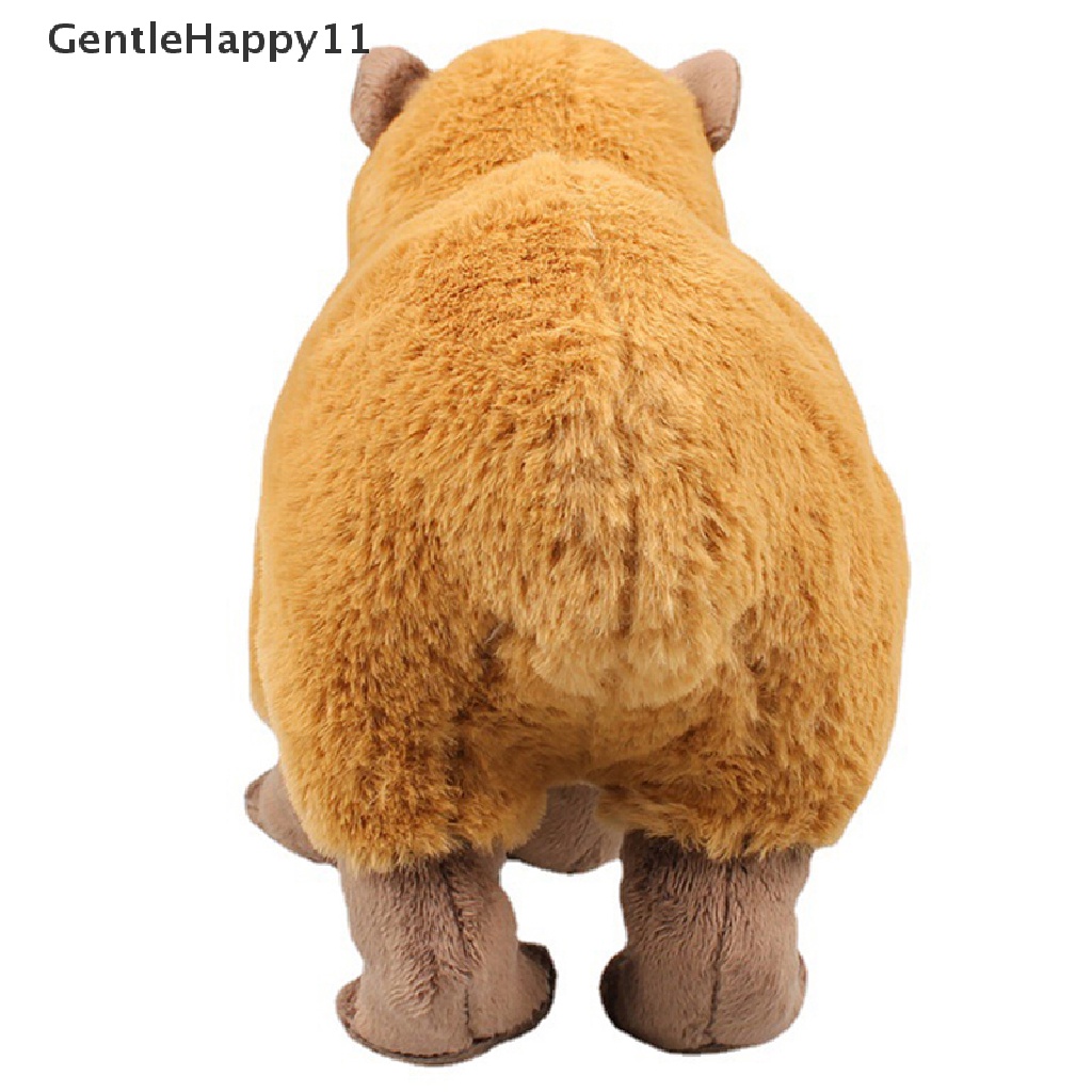 Gentlehappy Simulasi Capybara Mainan Mewah Kawaii Stuffed Doll Boneka Hewan Lembut Untuk Hadiah Mainan id