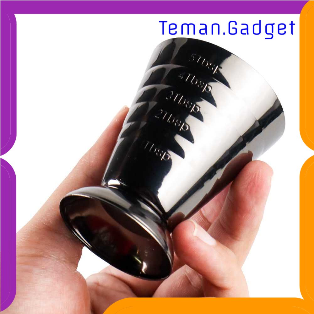 TG -  DPR GeweYeeli Gelas Ukur Bartender Multilevel Jigger Bar 3 in 1 75ml - SS304